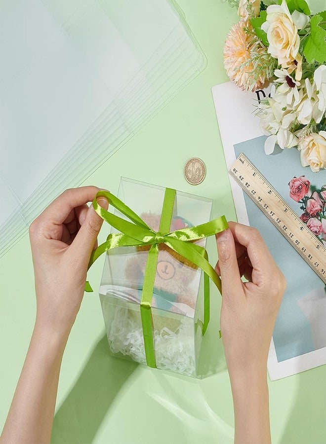 بينيكريت علبة هدايا شفافة من بينيكريت، 30 قطعة، مقاس 4×4×6 بوصة، مصنوعة من البلاستيك، مثالية لتغليف الحلوى والشوكولاتة والحلويات، وهدايا حفلات استقبال المولود، وهدايا عيد الأم والذكرى السنوية والمناسبات الأخرى. - Image 3